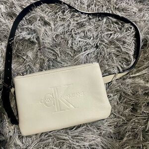 Calvin Klein Cream Crossbody Bag